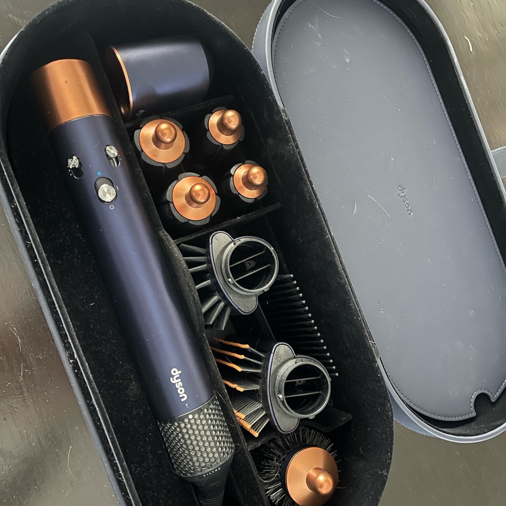 Dyson Hair Styling Set in Navy and Copper